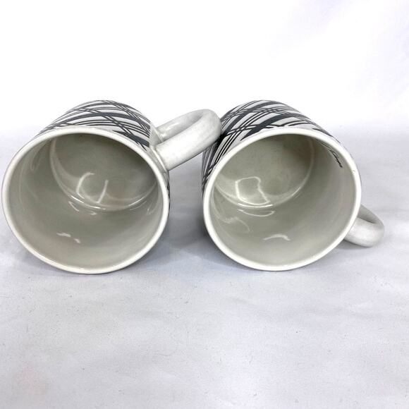 Hearth & Hand With Magnolia Set of 2 Mugs Black Plaid Good Tidings Christmas NEW - Picture 4 of 6